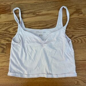 american eagle cropped v neck tank top
size medium